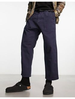 Gramicci loose tapered pants in navy