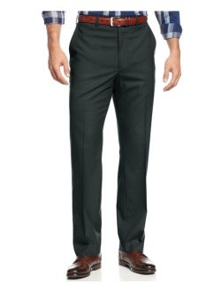Men's Solid Classic-Fit Stretch Dress Pants