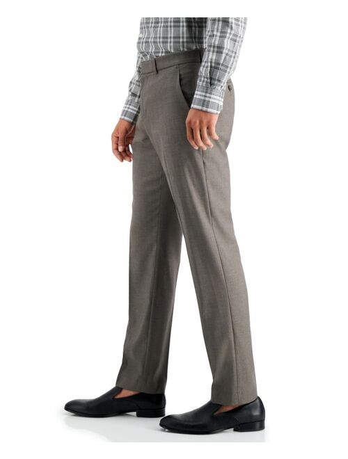 Perry Ellis Portfolio Men's Slim-Fit Non-Iron Performance Stretch Heathered Dress Pants