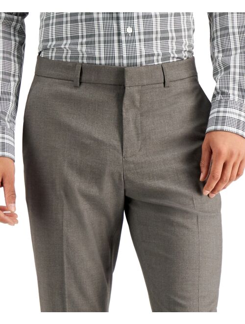 Perry Ellis Portfolio Men's Slim-Fit Non-Iron Performance Stretch Heathered Dress Pants