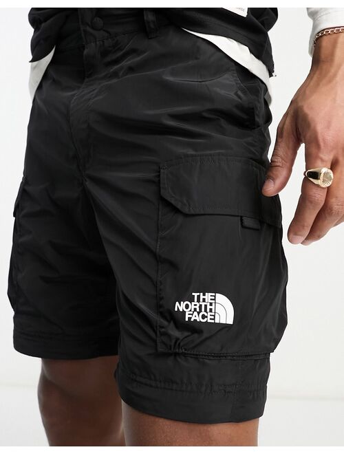 The North Face Alrescha zip off convertible cargo pants in black Exclusive to ASOS