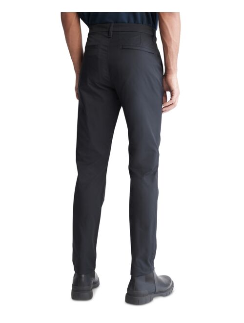 Calvin Klein Men's Slim-Fit Woven Stretch Chinos