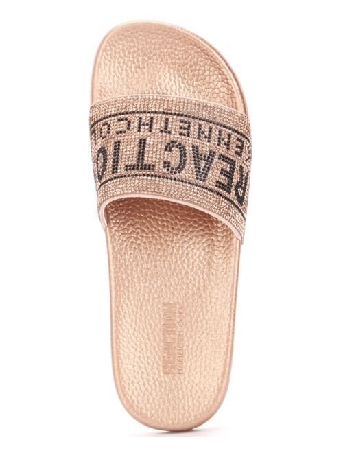 KENNETH COLE REACTION Women's Screen Jewl Slides Flat Sandals