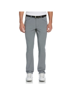 Men's Grand Slam Classic-Fit Horizontal Texture 5-Pocket Flat-Front Golf Pants