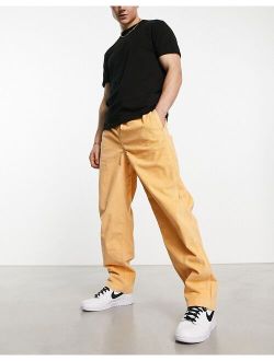 LEVIS SKATEBOARDING Levi's Skate quick release pants in yellow with belt