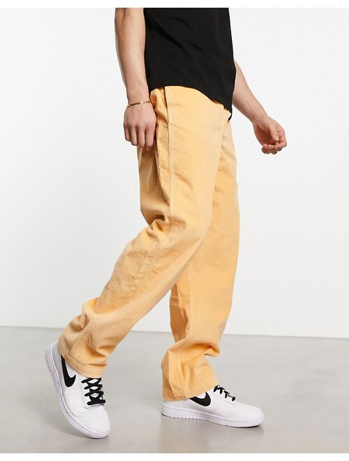 LEVIS SKATEBOARDING Levi's Skate quick release pants in yellow with belt