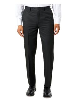 Men's Classic-Fit Black Solid Pants
