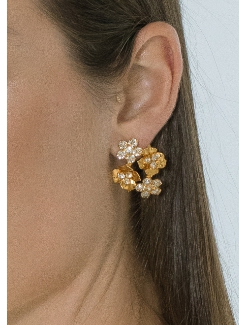 Jennifer Behr Violeta crystal-embellished earrings