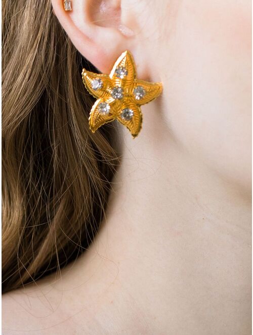 Jennifer Behr Asteroidea starfish-motif earrings