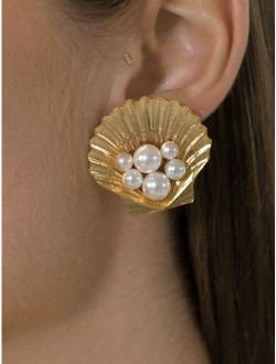 Sedna pearl-detailing earrings