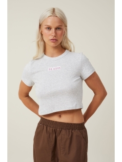 Women's Micro Fit Rib Graphic T-shirt