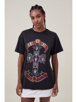 Women's Oversized Fit Guns N Roses T-shirt