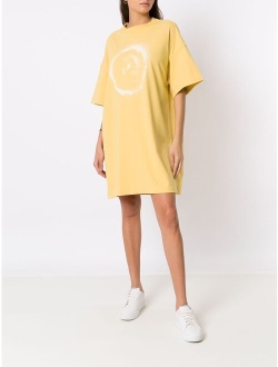 Osklen abstract-print T-shirt dress