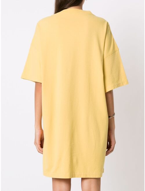 Osklen abstract-print T-shirt dress