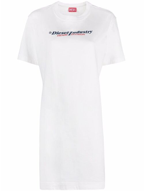 Diesel logo-print T-shirt dress