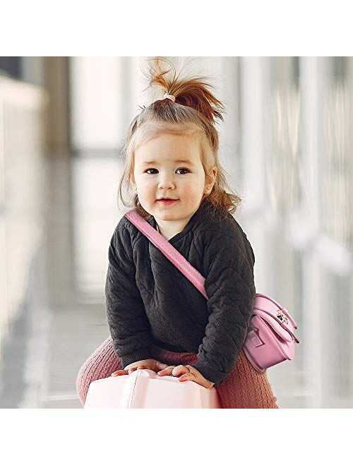 Tonfant Girls Purse for Kids Crossbody Cute Princess Handbags Shoulder Bag for Toddler Little Girl Gifts