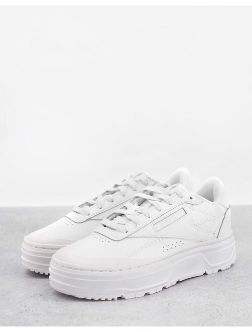 Reebok Club C Double GEO sneakers in white