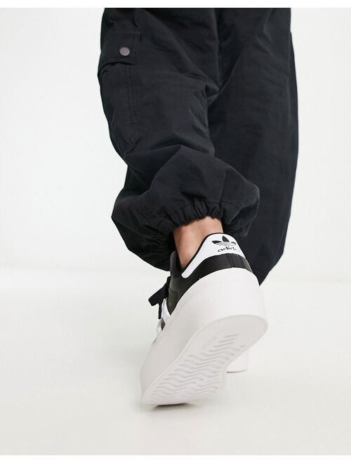 adidas Originals Superstar Bonega sneakers in black and white