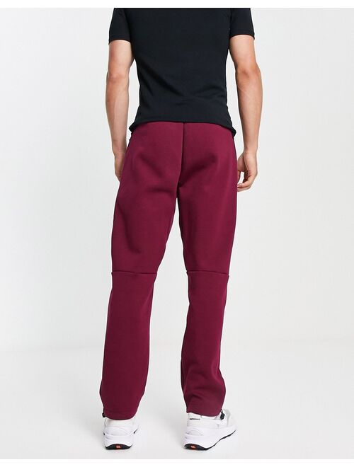 Nike Tech Fleece joggers in dark red