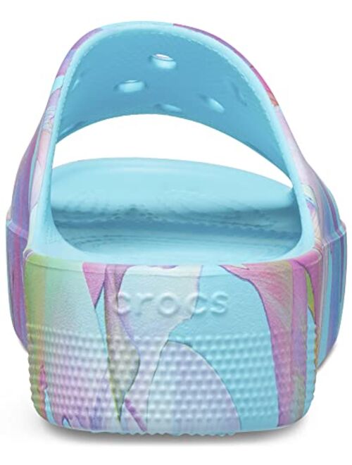 Crocs womens Classic Platform Slide | Platform Sandals