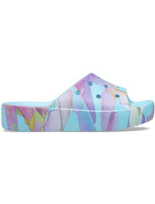 Crocs womens Classic Platform Slide | Platform Sandals