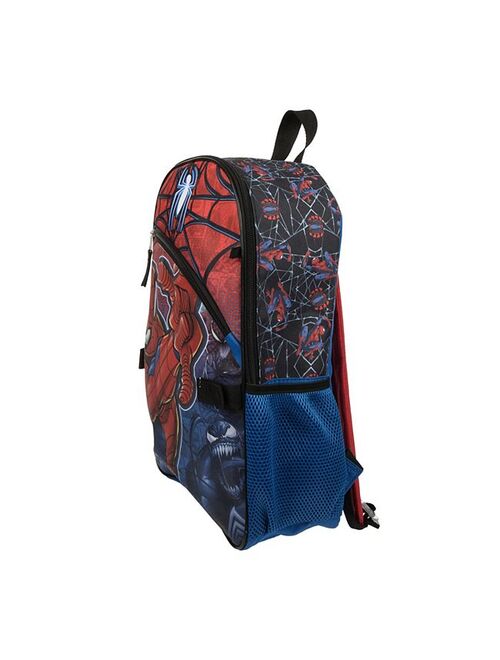 Licensed Character Kids Marvel Spider-Man 5-Piece Backpack Set Set