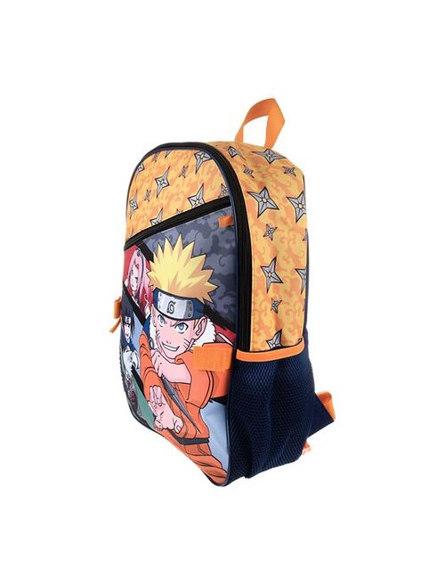 Licensed Character Kids Naruto 5-Piece Backpack Set Set