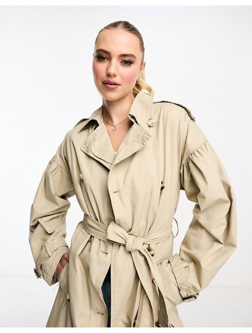French Connection classic belted trench in taupe