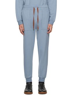 ZEGNA Blue Essential Sweatpants