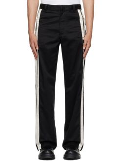 Black P-Beck Trousers