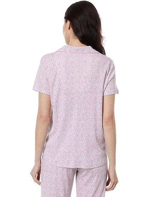Karen Neuburger Blossom Short Sleeve Printed Girlfriend PJ Set