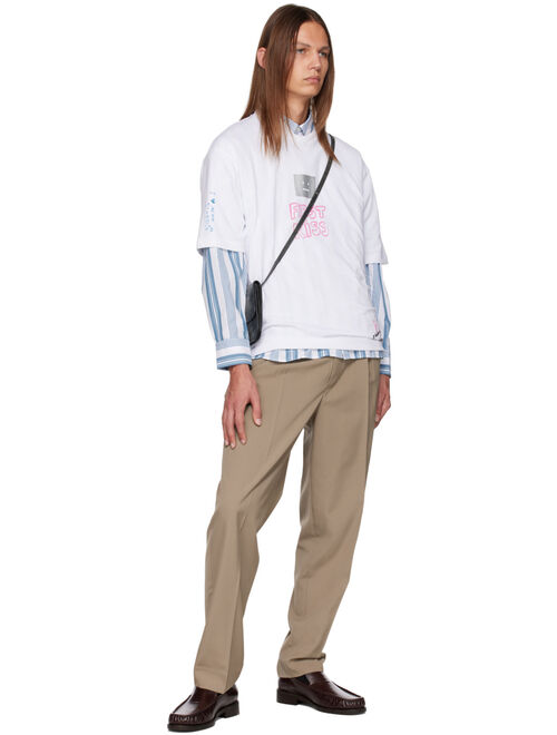 ACNE STUDIOS Blue & White Stripe Shirt