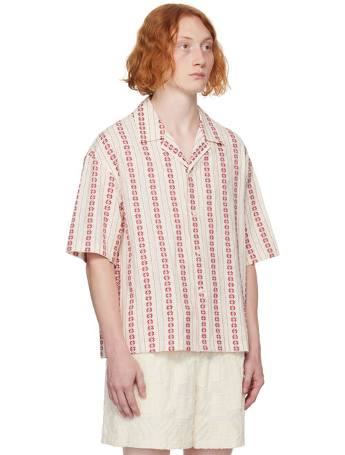 LE17SEPTEMBRE Off-White Embroidered Shirt