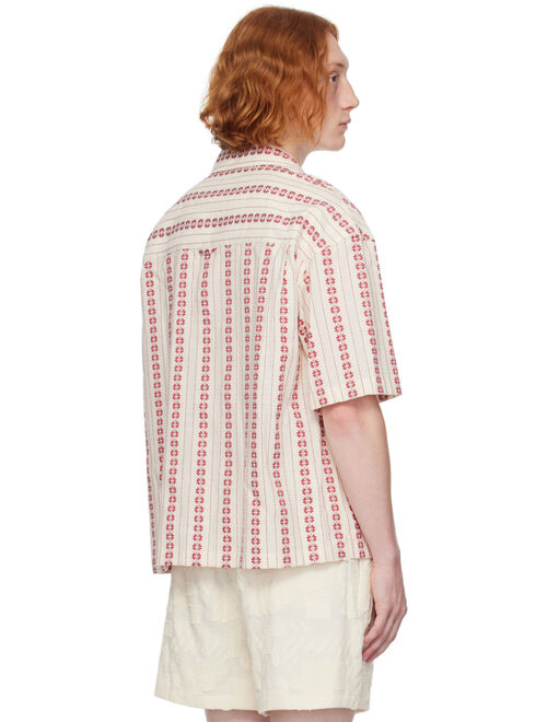 LE17SEPTEMBRE Off-White Embroidered Shirt