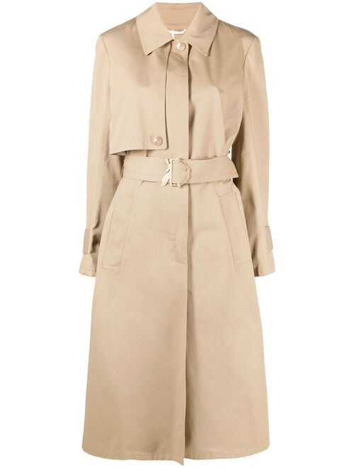Patrizia Pepe belted cotton trench coat