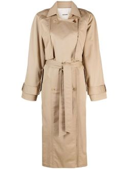 AERON belted trench coat