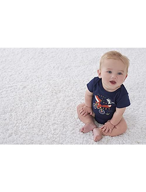 Gerber baby-boys 4-pack Short Sleeve Onesies Bodysuits