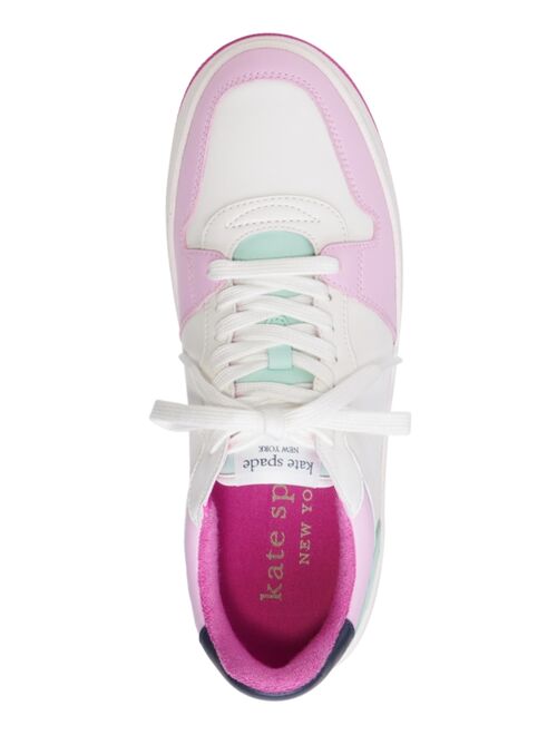 KATE SPADE NEW YORK Women's Bolt Lace-Up Low-Top Sneakers
