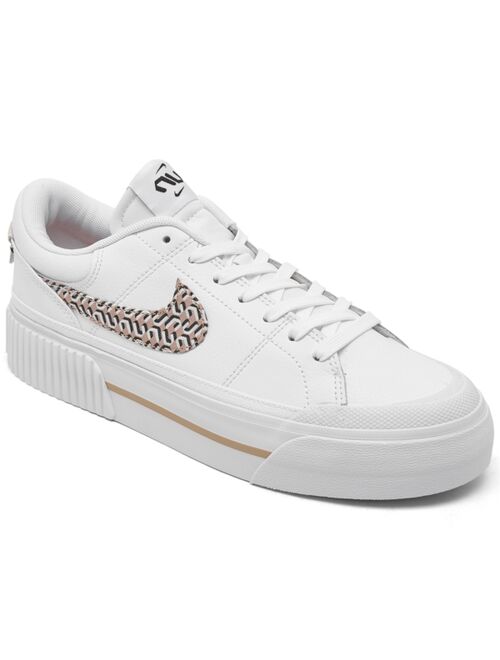 NIKE Women's Court Legacy Lift Platform Casual Sneakers from Finish Line