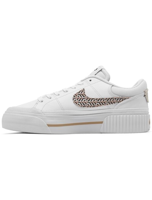NIKE Women's Court Legacy Lift Platform Casual Sneakers from Finish Line
