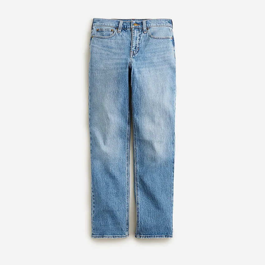 J.Crew Mid-rise '90s classic straight-fit jean in Pheasant wash