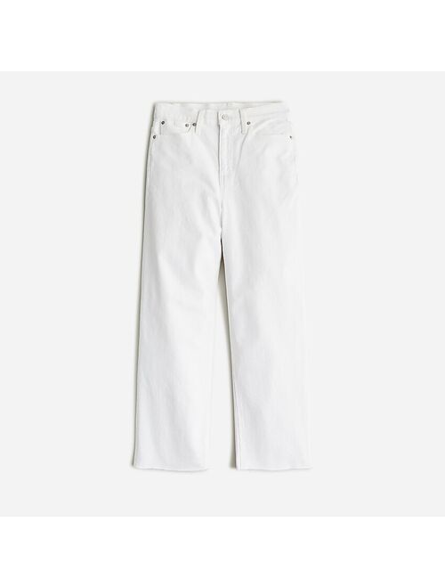 J.Crew Slim wide-leg jean in white wash