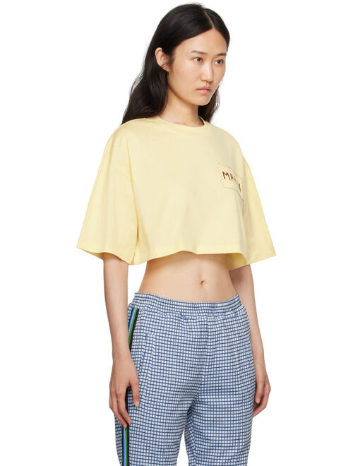MARNI Yellow Printed T-Shirt
