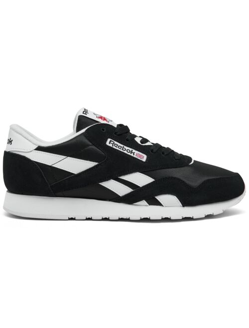 Reebok Men's Classic Nylon Casual Sneakers from Finish Line
