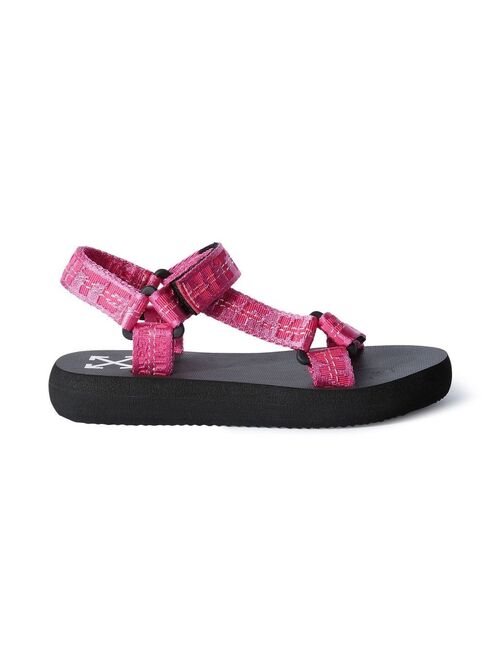Off-White Kids touch strap sandals