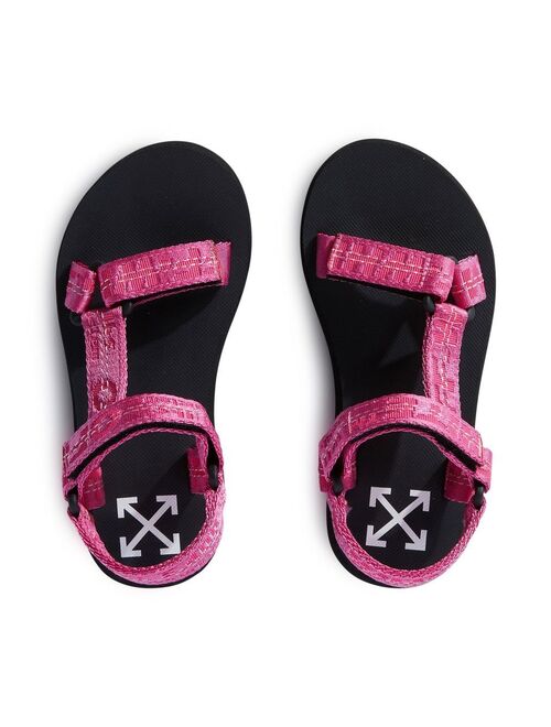 Off-White Kids touch strap sandals