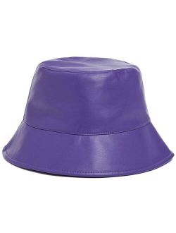 Apparis Amara leather-effect bucket hat