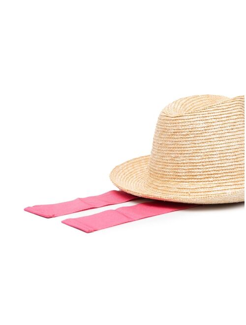 Piccola Ludo ribbon straw sun hat
