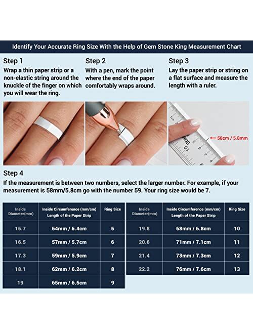 Gem Stone King 10K Rose Gold Blue Sapphire and White Created Sapphire 3 Stone Engagement Ring For Women (1.89 Cttw, Oval Gemstone Birthstone, Available In Size 5, 6, 7, 8