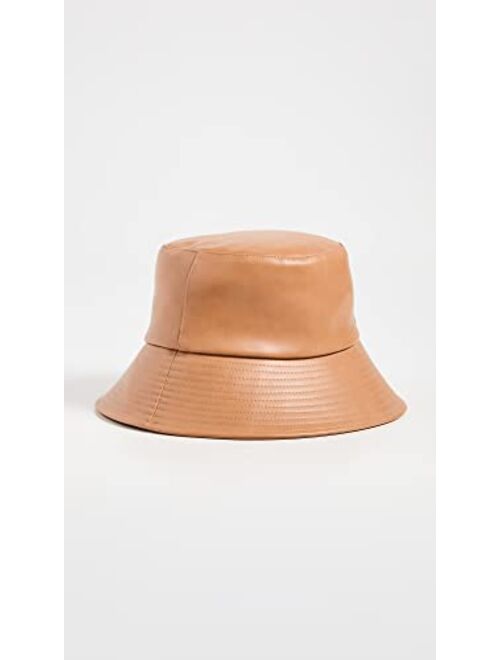 Lack of Color Women's Vegan Leather Wave Bucket Hat